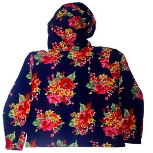 Polo Ralph  Lauren  Floral Hoodie with Vibrant Colors size 18-20